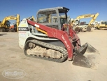 Side of used Track Loader,Used Track Loader,Used Takeuchi in yard,Front of used Track Loader